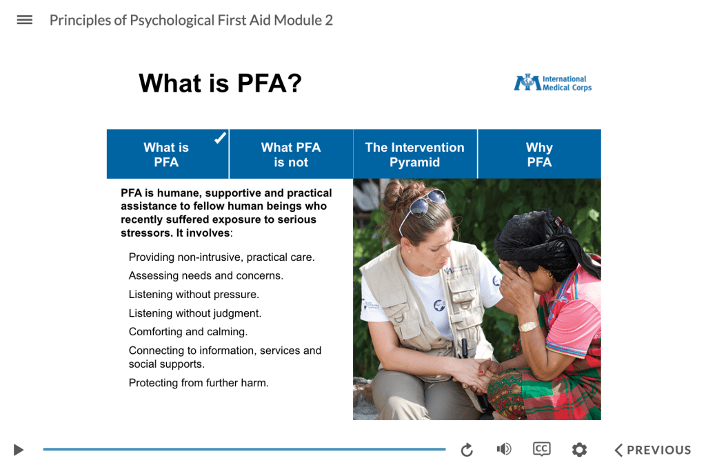 Psychologiczna Pierwsza Pomoc (FPA) i&nbsp;EmotionAid